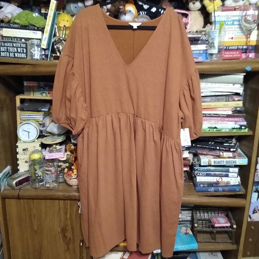 3/15 ✨ Terra Cotta Colored Empire Waist Dress